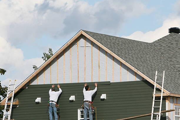 Professional Emergency Siding Repair technician working in Browns Summit, NC